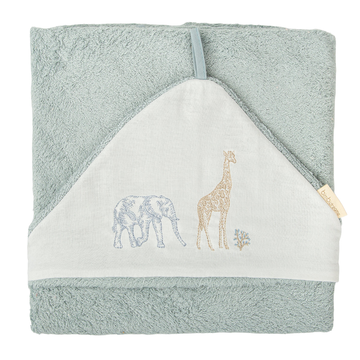 Maxicapa De Baño Unisex Azul Gris