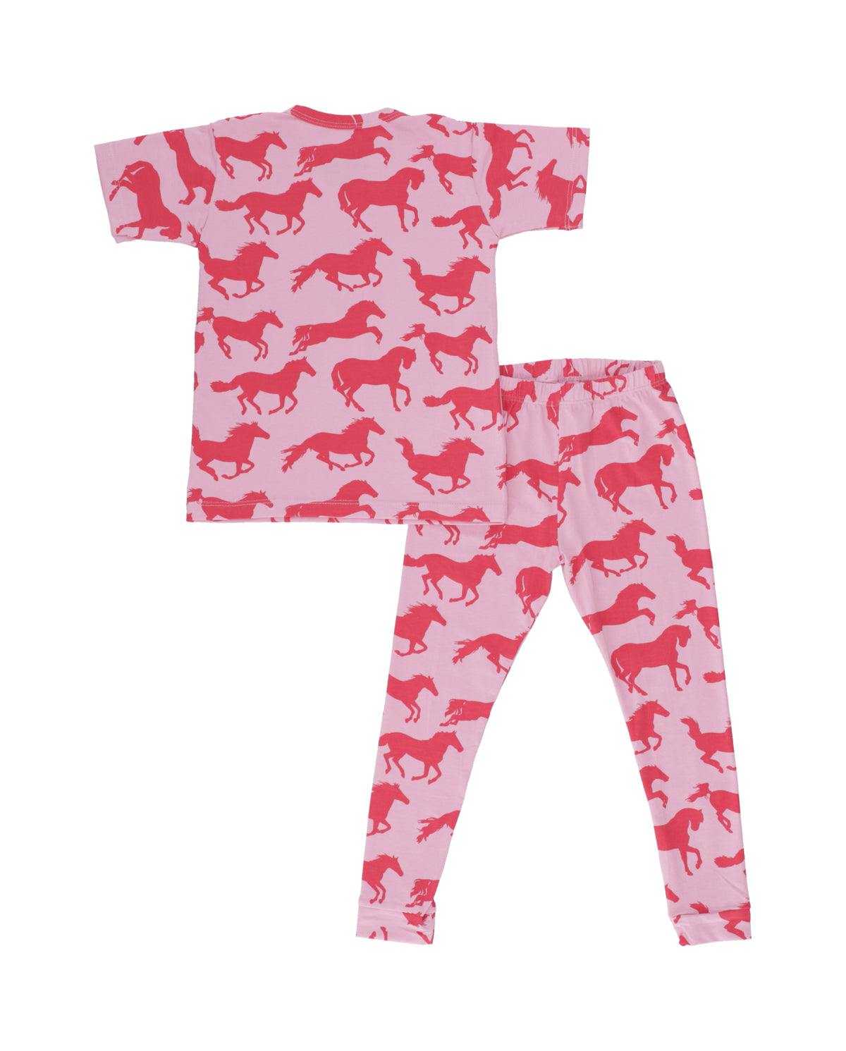 Pijama 2 Piezas Caballo Rosa