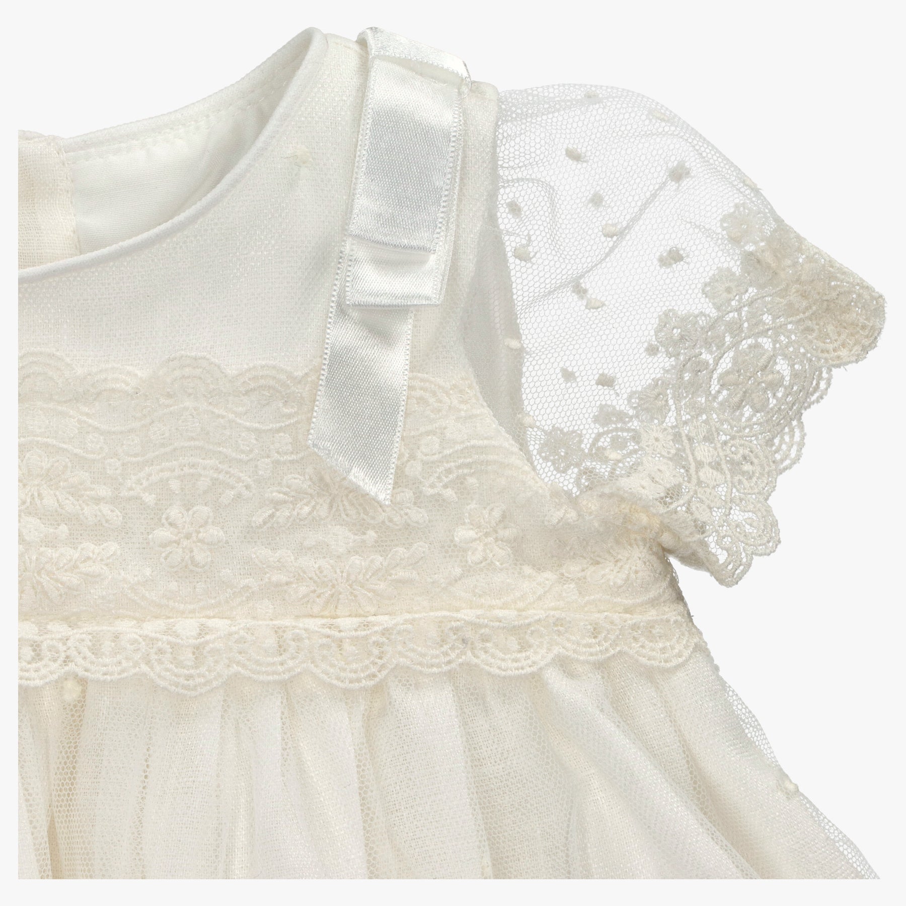 Faldón Tela Unisex Marfil