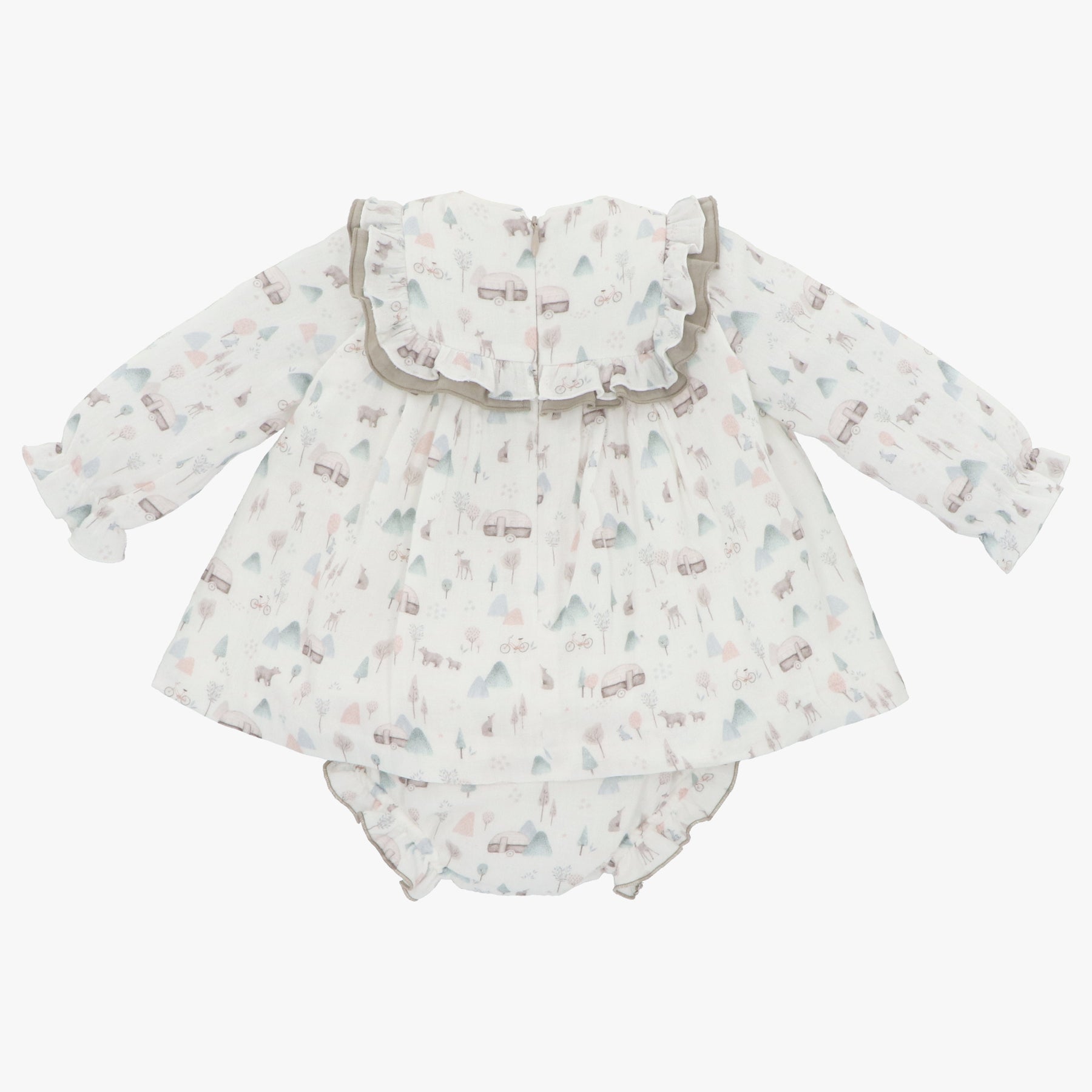 Conjunto Tela Niña Taupe - Minibhu