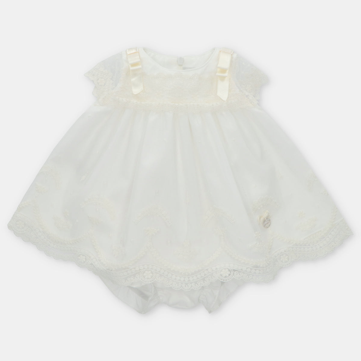 Vestido Tela Marfil - Minibhu