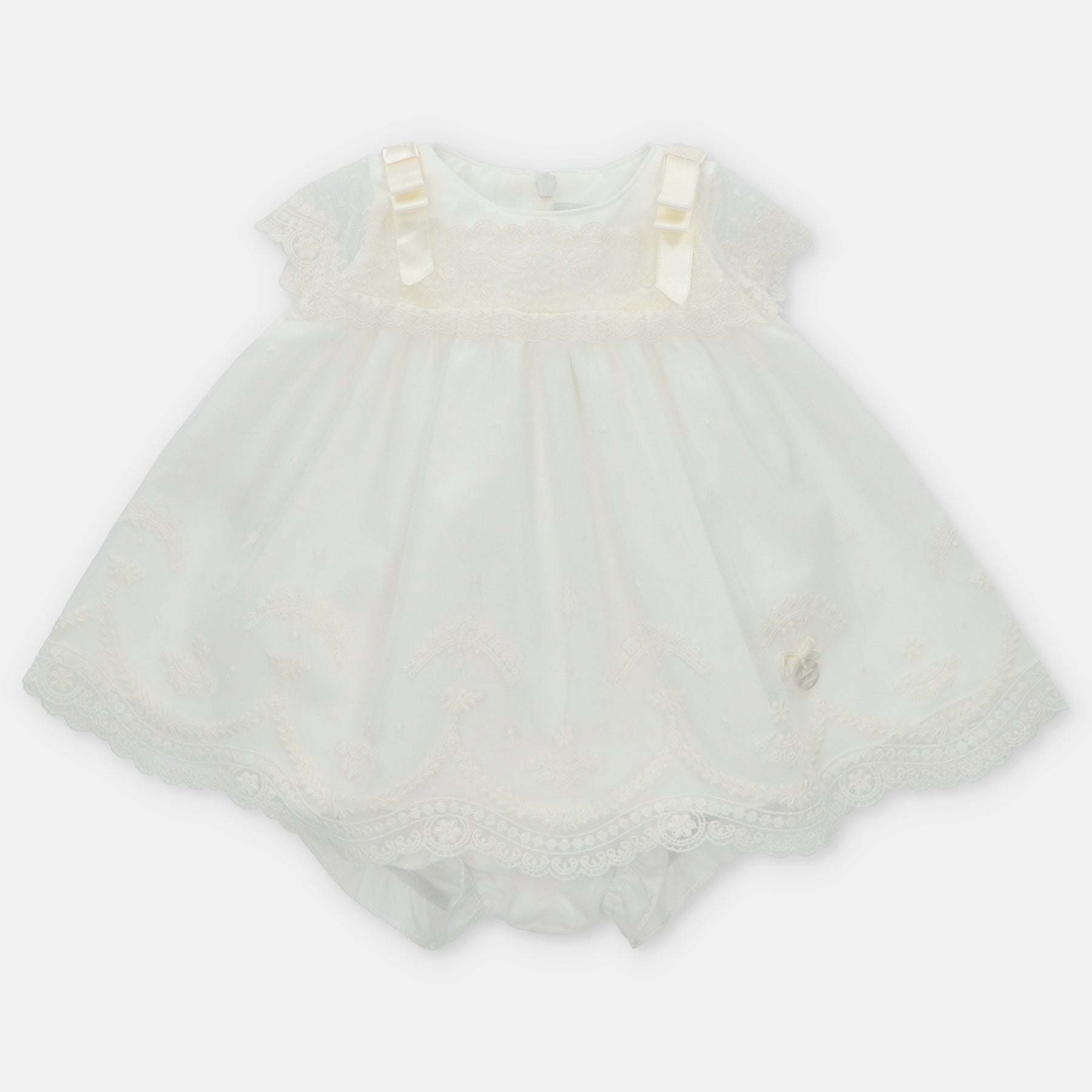 Vestido Tela Marfil