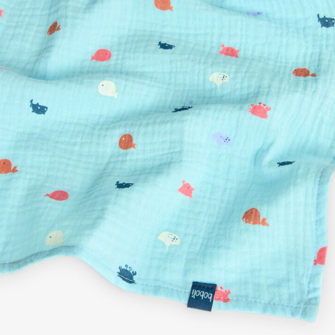 Manta De Tejido Estampada Under The Sea - Minibhu
