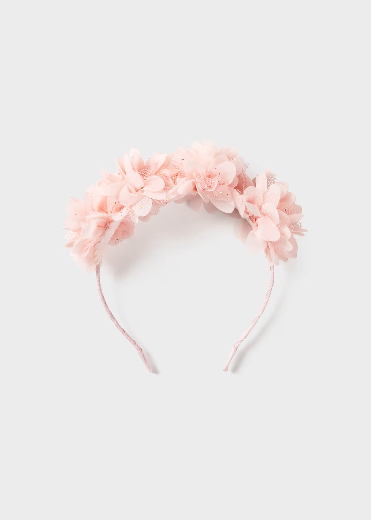 Diadema Flores Tul Flora Baby