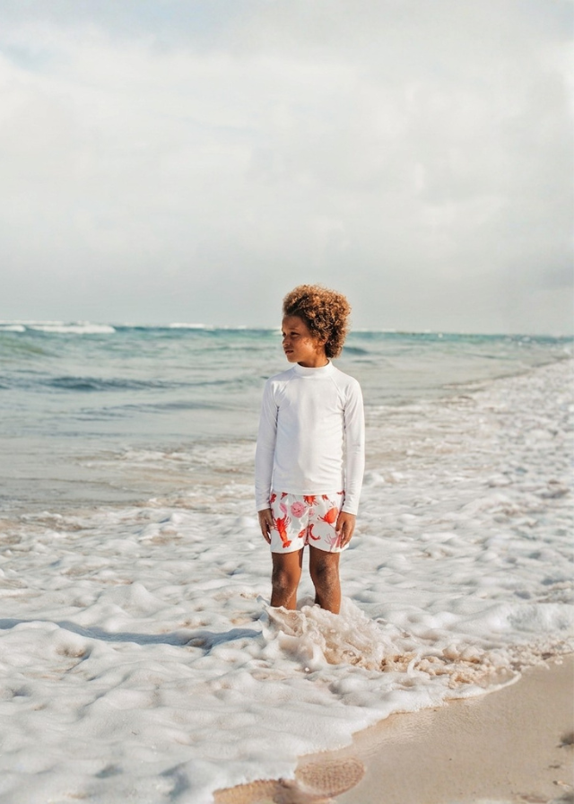 Rashguard White SPF+50 Mini Unisex