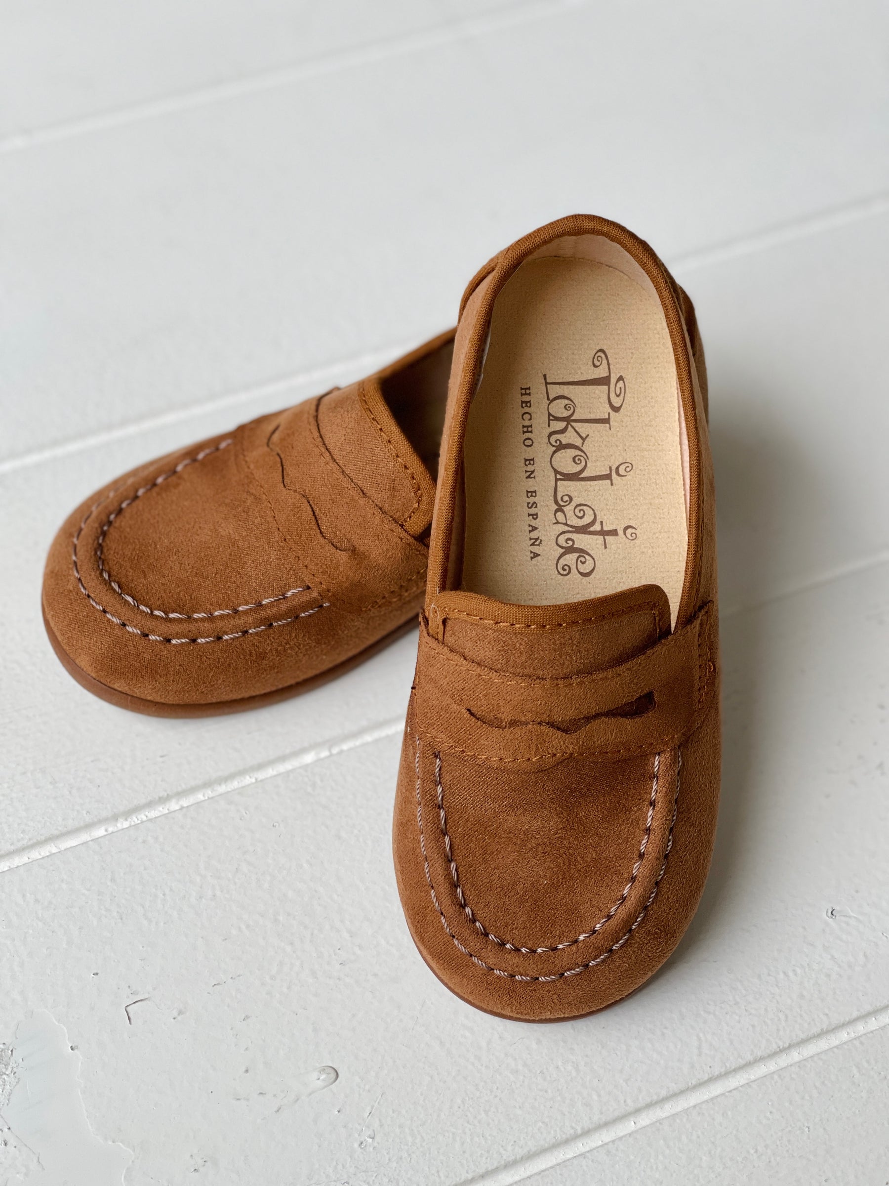 Mocasín Antifaz Cuero Tokolate