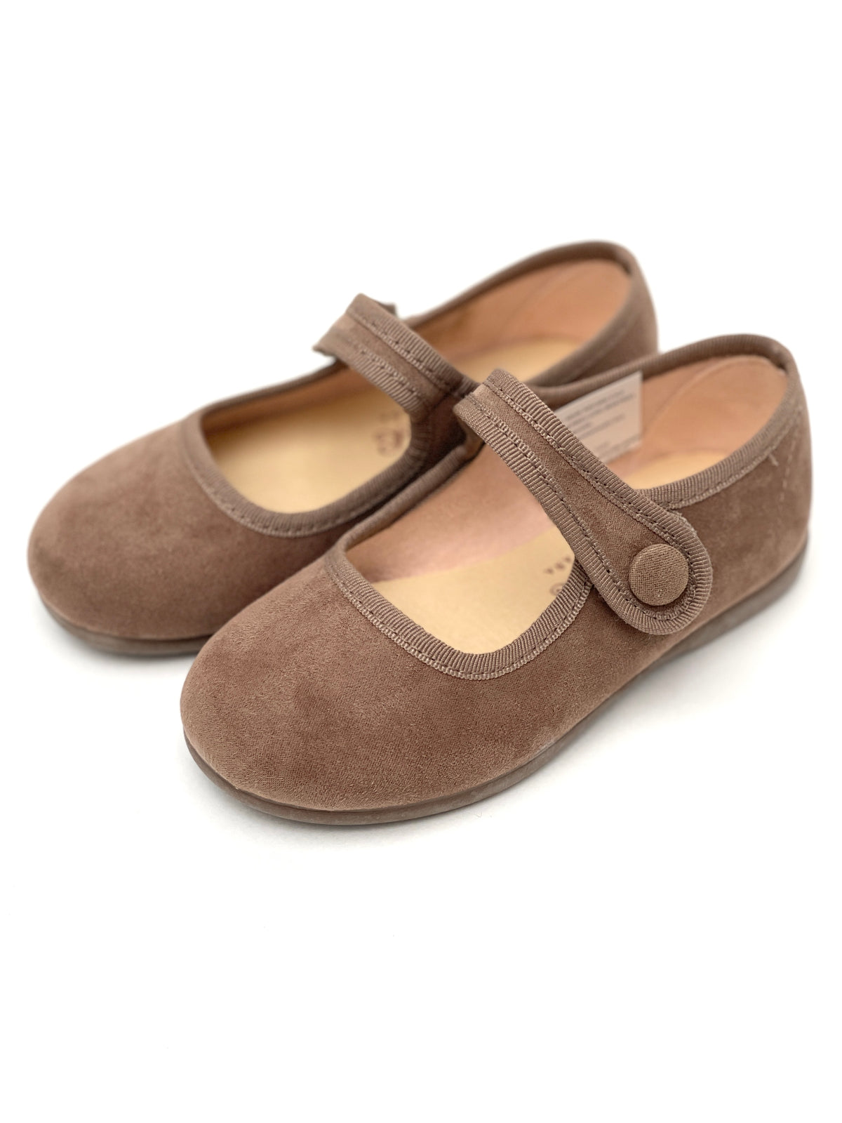 Mercedita Con Botón Serratex Taupe - Minibhu