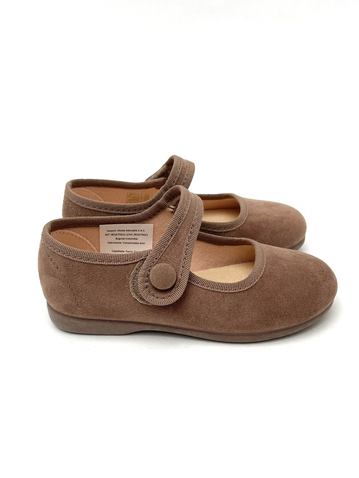 Mercedita Con Botón Serratex Taupe - Minibhu