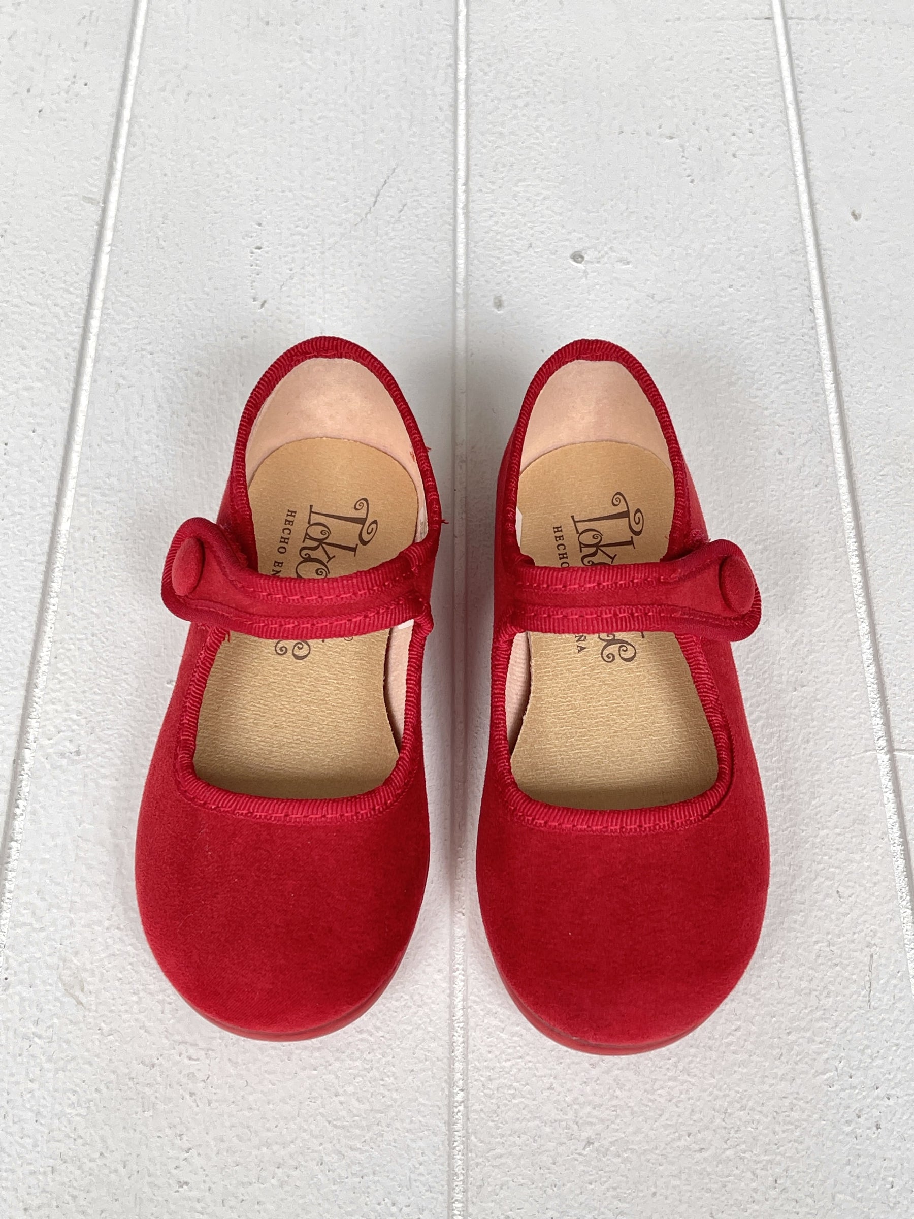 Mercedita Serratex Velcro Boto Rojo - Minibhu