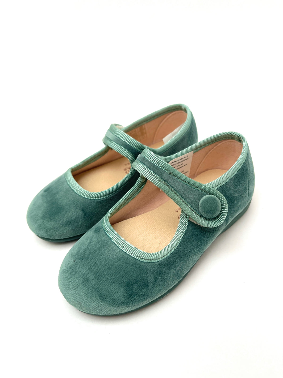 Mercedita Velcro Con Botón Agua - Minibhu