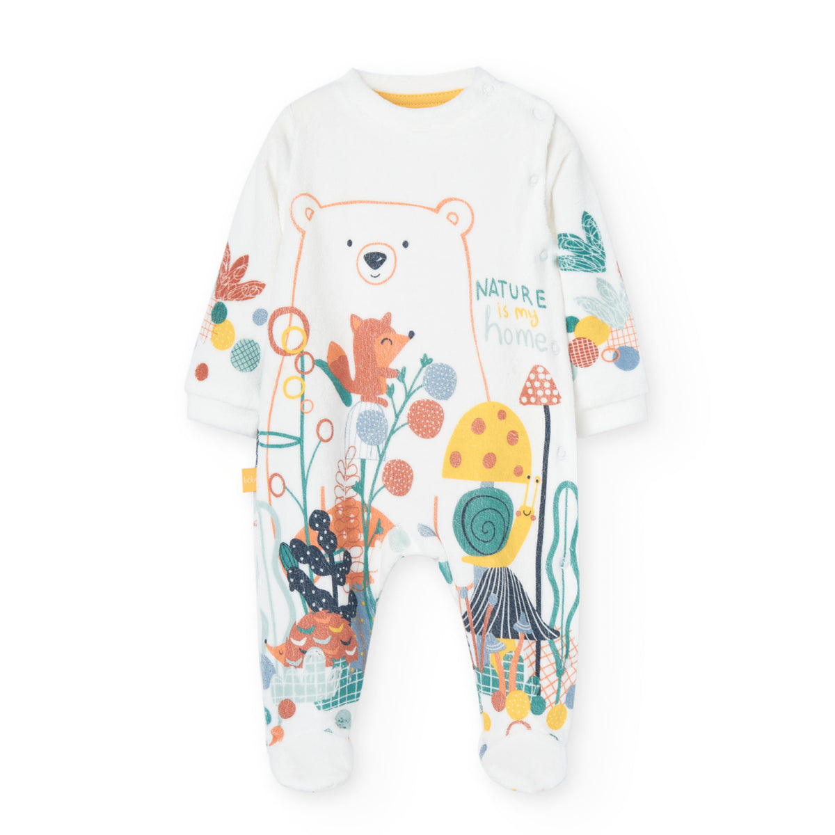 Pelele Fleece Happy Dinos - Minibhu