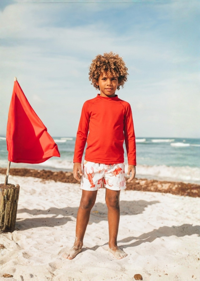 Rashguard Mini Red SPF+50