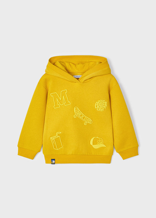 Hoodie Bordados Ecofriends Mostaza