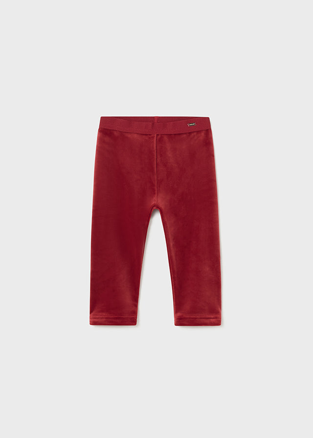 Leggins Terciopelo Básico Guinda