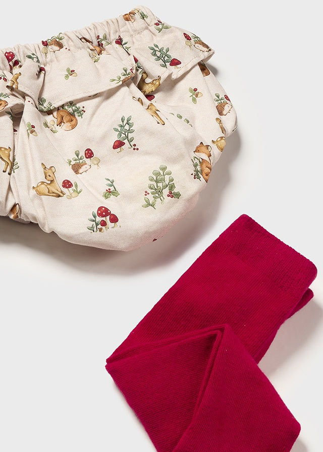Conjunto Jersey Tejido y Leotardo Navidad