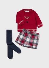 Conjunto Corto Leotardo Navidad Mayoral