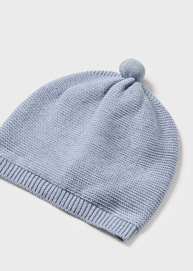 Conjunto Polaina y Gorro Tejido Iceberg