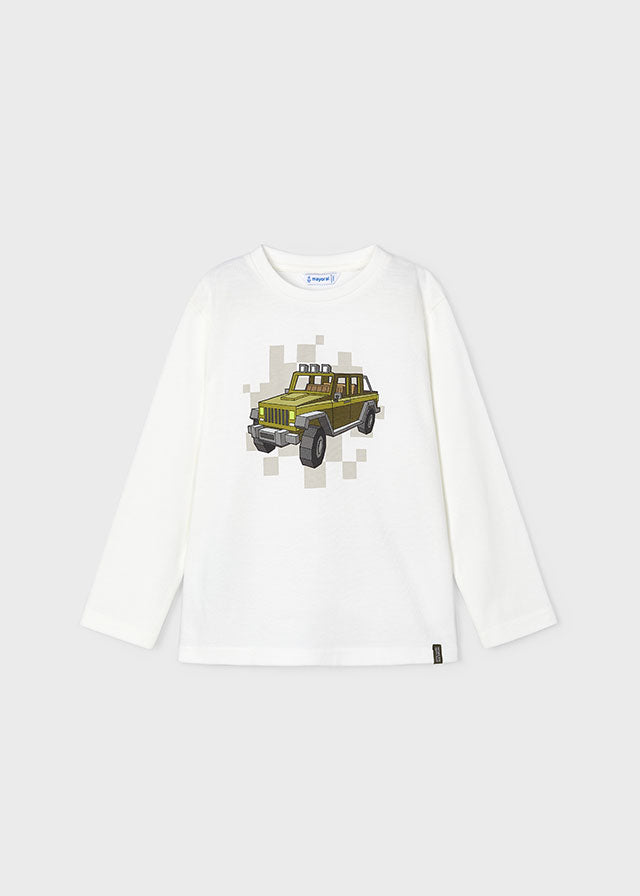 Camiseta Coche Pixel Woods