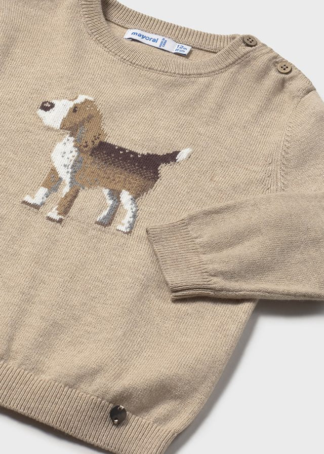 Saco Intarsia Dogs And Cars