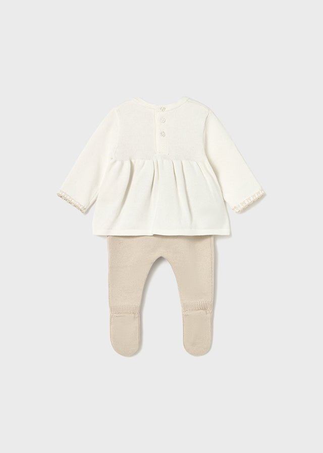 Conjunto Polaina Tejido Milk