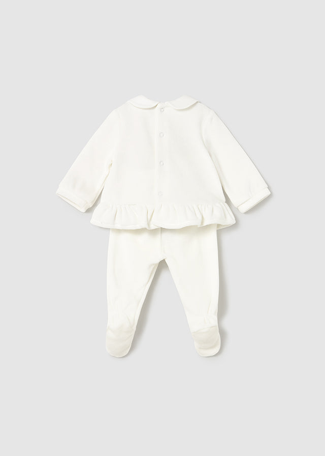 Conjunto Polaina Tundosado Milk