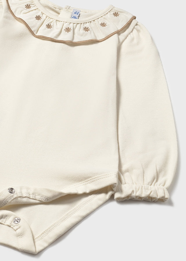 Body Cuello Bordado Strawberry Fields - Minibhu