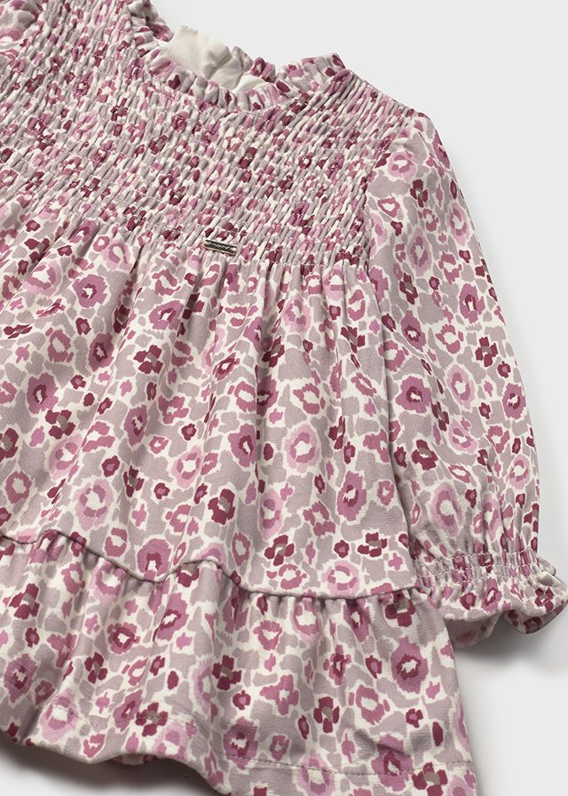 Vestido Terciopelo Estampado Cherry