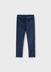 Leggings Terciopelo Blue Coquette