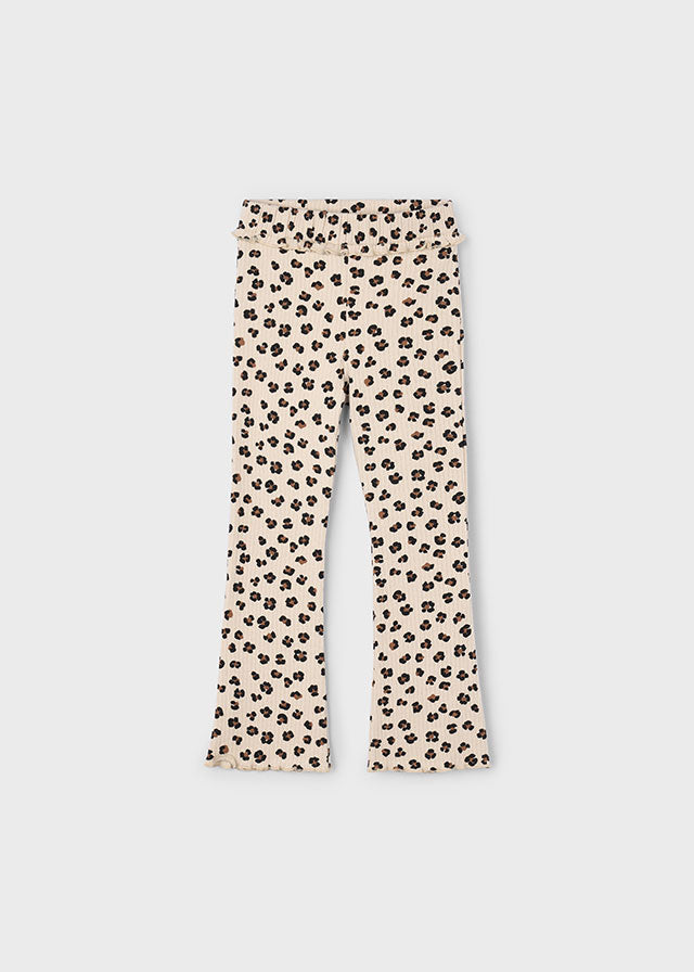 Leggings Canalé Flare Spots