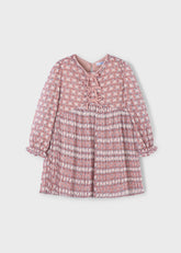 Vestido Plisado Estampado Versailles