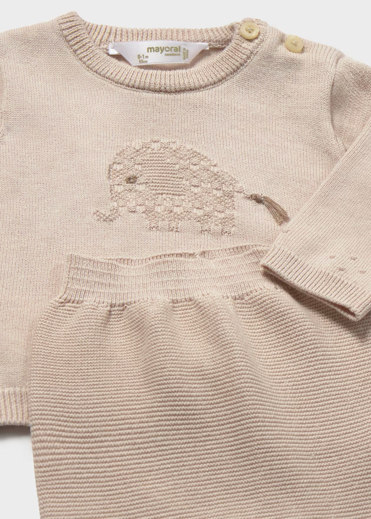 Conjunto Polaina Tejido Mint