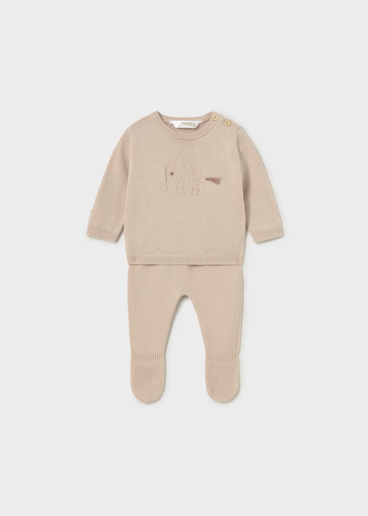 Conjunto Polaina Tejido Mint