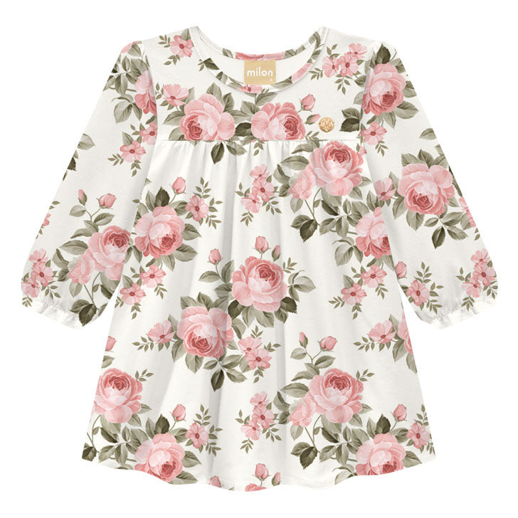 Vestido Floral Rosé - Minibhu