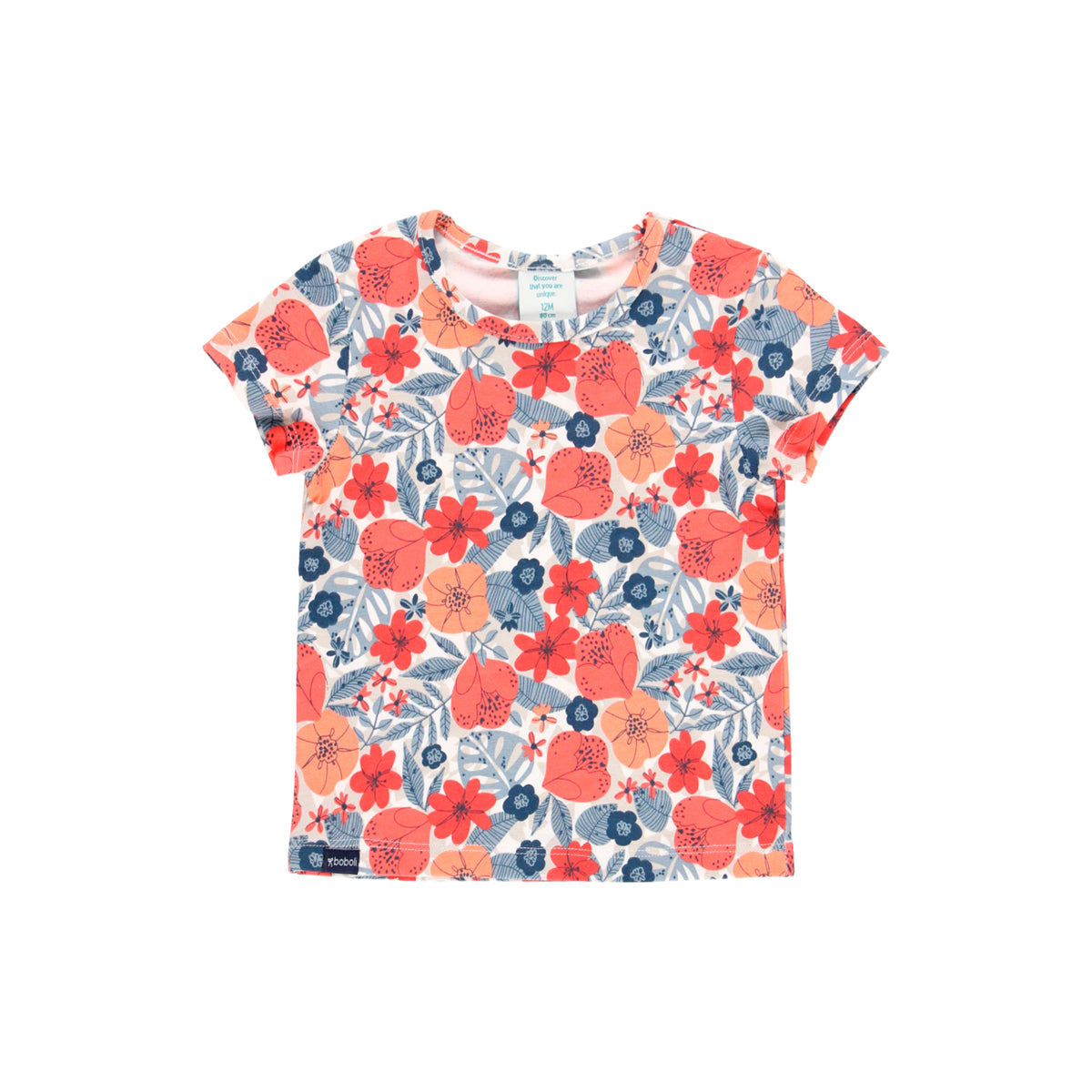 Camiseta Punto Flores De Bebé - Minibhu