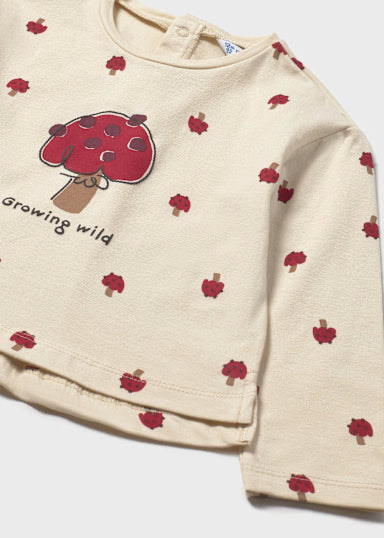 Camiseta Estampada Strawberry Fields - Minibhu