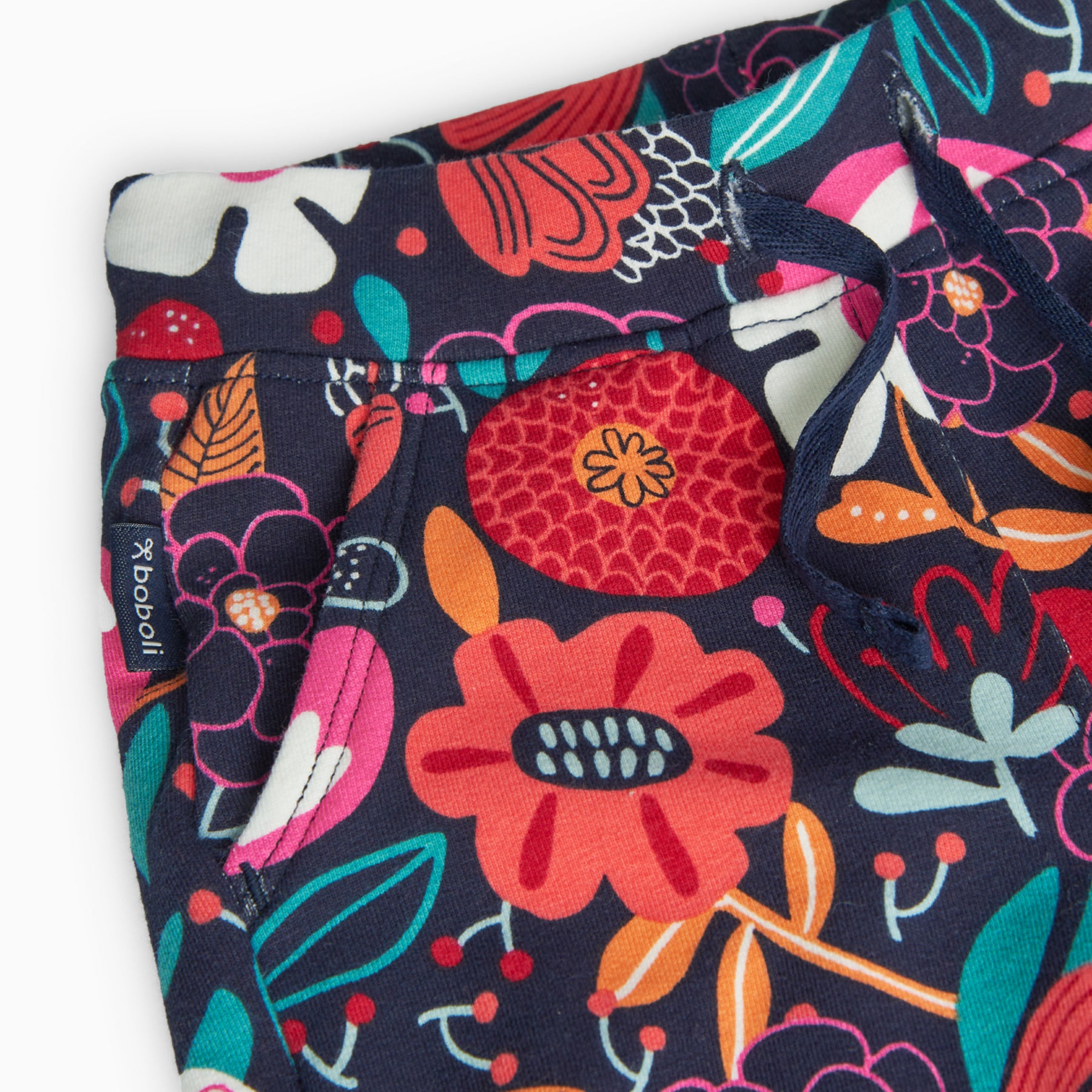 Pantalón Felpa Flores Rainbow Baby Boboli