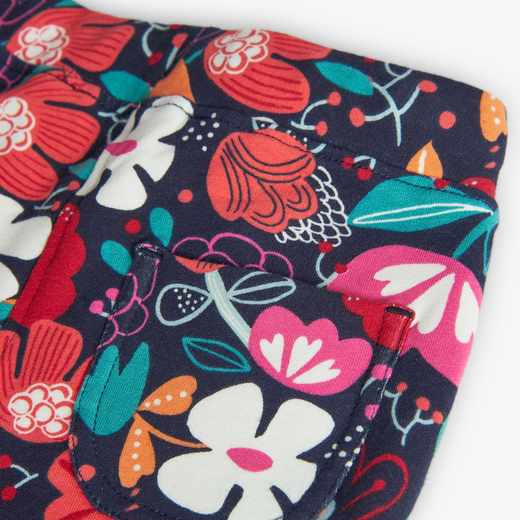 Pantalón Felpa Flores Rainbow Baby Boboli