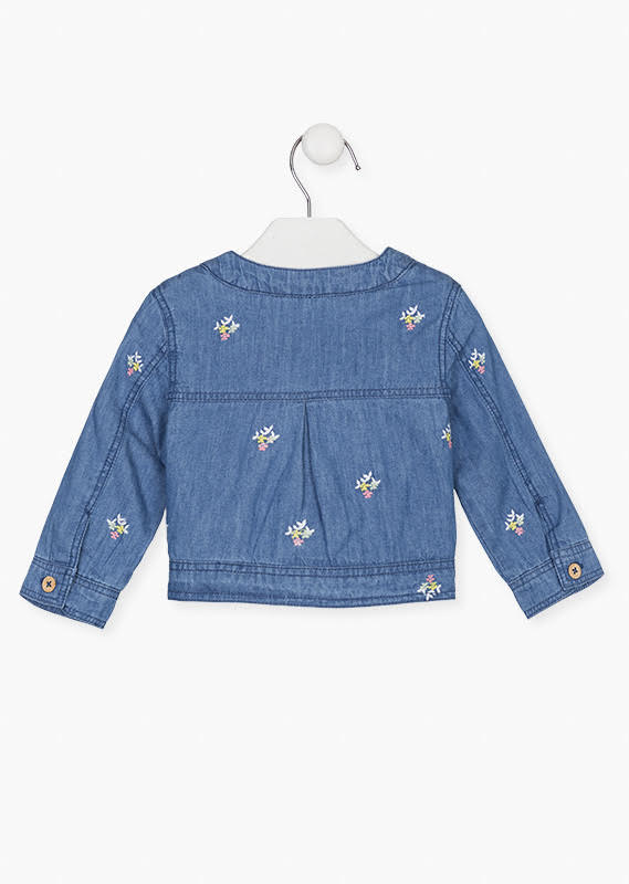 Chaqueta Denim Bordada