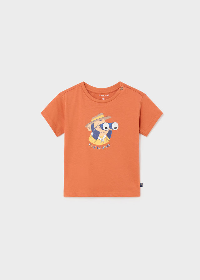 Camiseta Manga Corta Play Fun Ecofriends Monkey