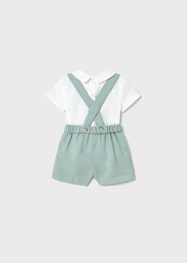Conjunto Pantalón Corto Tirantes Blue Mint