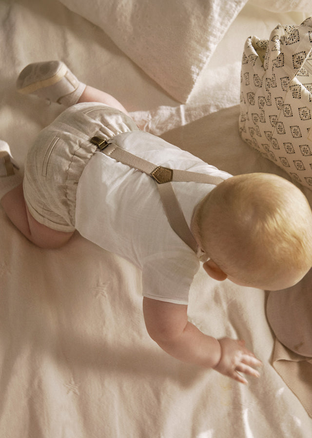Conjunto Pantalón Corto y Camisa Ceremonia - Minibhu