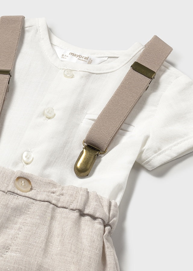 Conjunto Pantalón Corto y Camisa Ceremonia - Minibhu