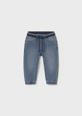 Pantalón Jogger Denim Clean - Minibhu