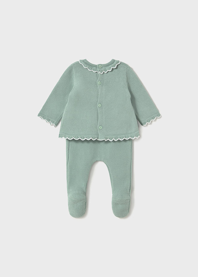 Conjunto Polaina Tejido Jade