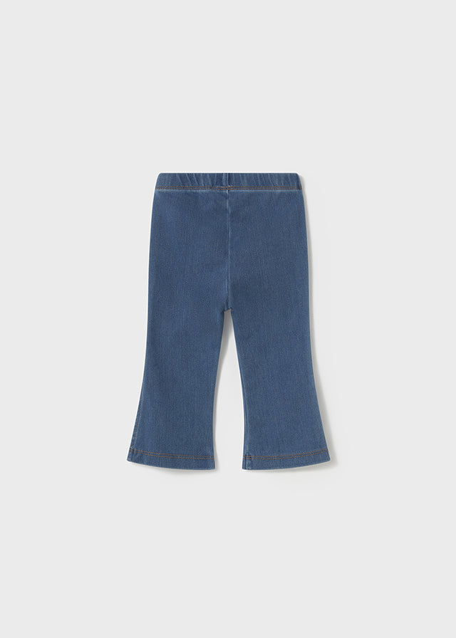 Leggings Flared Denim Pensamientos - Minibhu