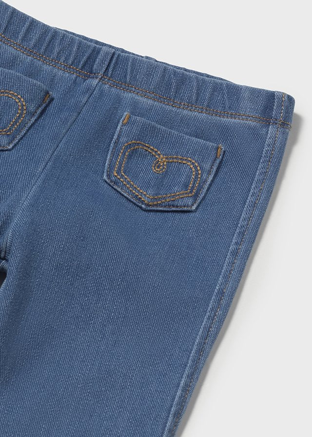 Leggings Flared Denim Pensamientos - Minibhu