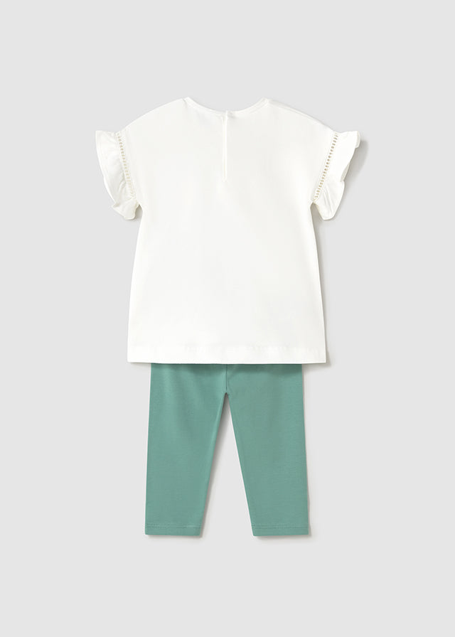 Conjunto Leggings Vestir Turquoise