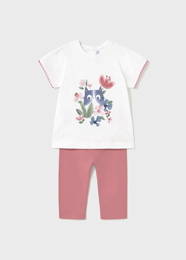 Conjunto Leggings Liso Garden Rosé