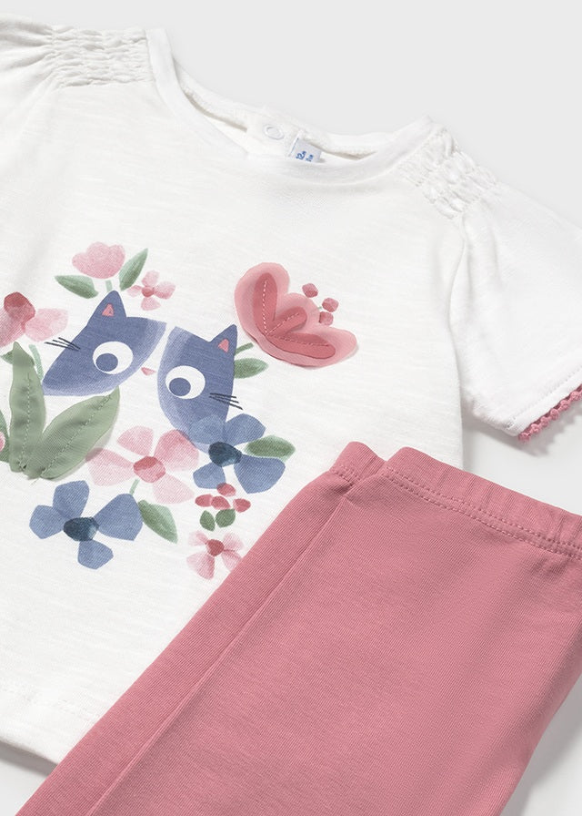 Conjunto Leggings Liso Garden Rosé