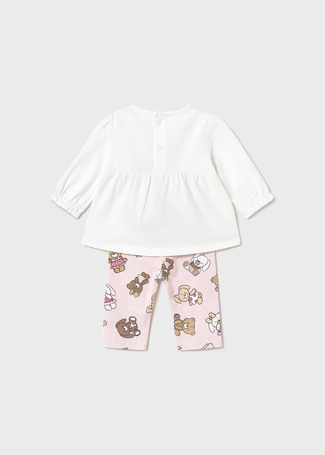 Conjunto Legging 4 Piezas Rosa Baby